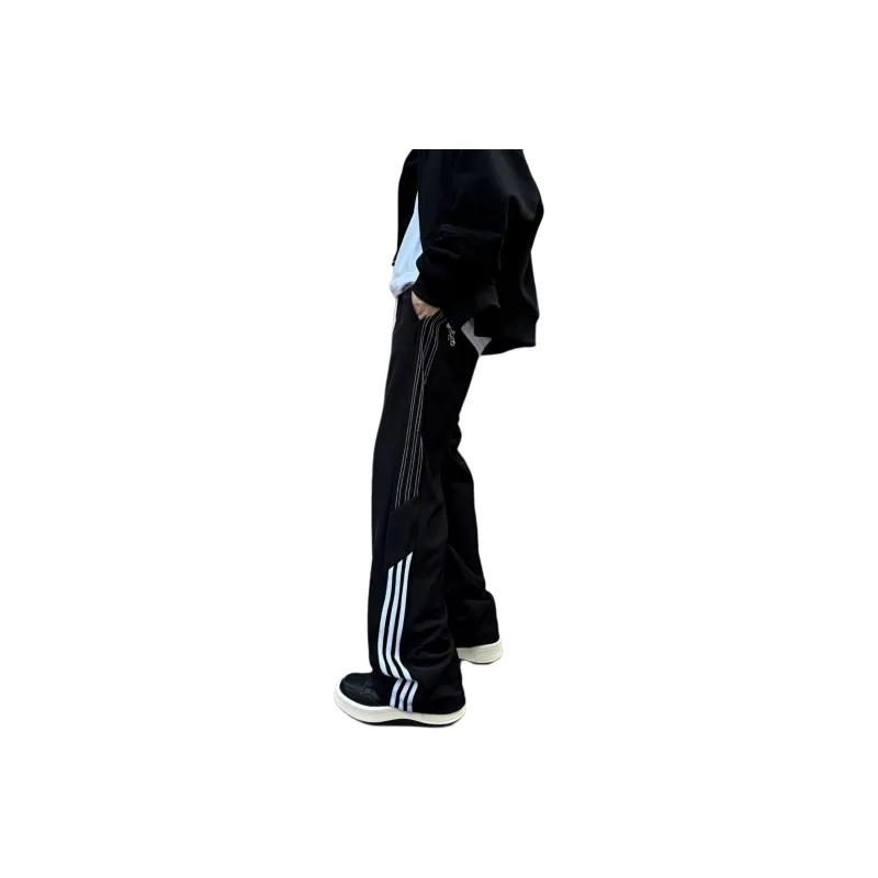 TESTUNG Casual Pants Unisex Black-6