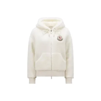Moncler Teddy Fleece Zip Hoodie