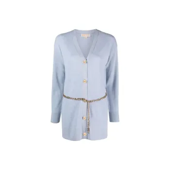 MICHAEL KORS Chain link Ribbed Cardigan