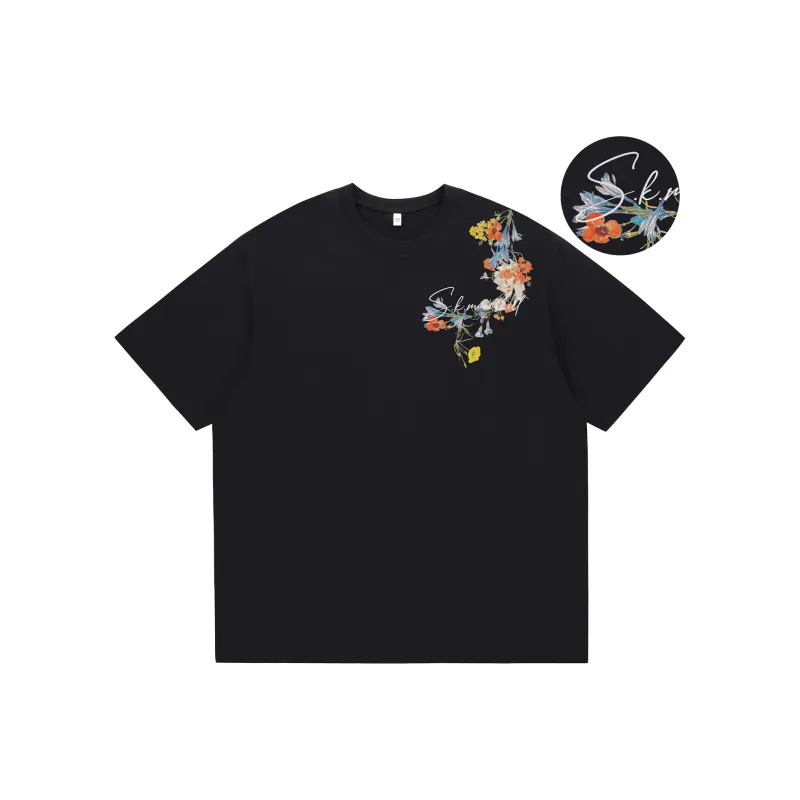 S.k. Manor Hill Short Sleeved T Shirts Unisex-8