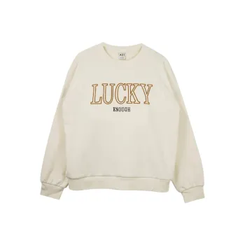 A21 Sweatshirt Women's Beige Apricot