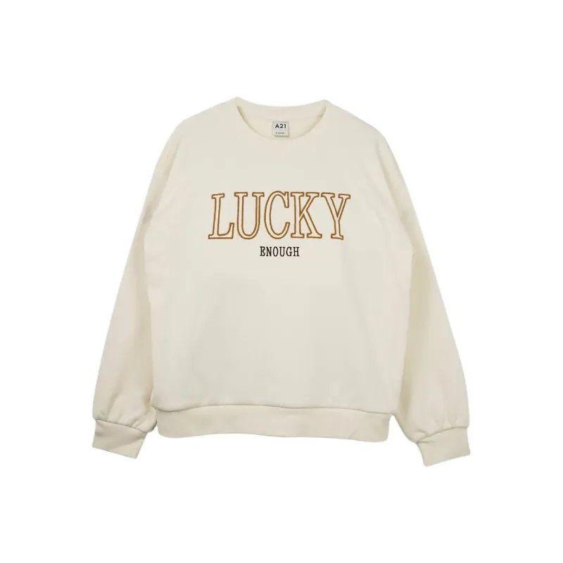 A21 Sweatshirt Women's Beige Apricot-0
