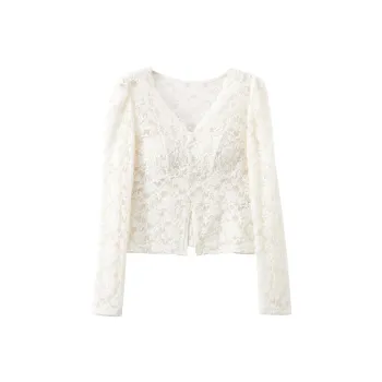 XIANGYING Chiffon Shirts Women's