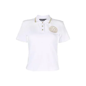 VERSACE JEANS V Emblem Polo Top