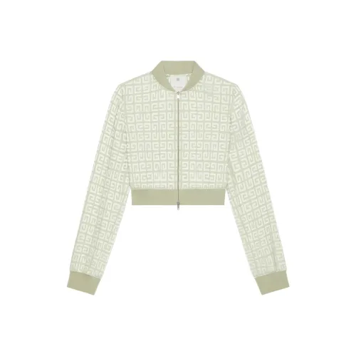 GIVENCHY FW24 Jackets Coats Women's Almond Green