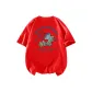 [100% cotton]Red (Tf Puzzle Oil Paintings Chest Logo _Tf Puzzle Oil Paintings Back Logo)