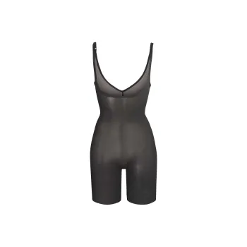 SKIMS SHEER SCULPT OPEN BUST BODYSUIT Bodysuits Women's ONYX/Onyx
