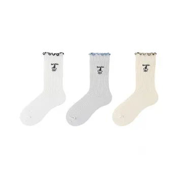 H YXIANG Mid Calf Socks Women's Combo Set