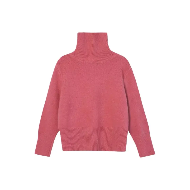 The King And The Nightingale Minimalist Style Basic Turtleneck Pullover Knitwear Women's-24
