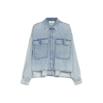 WEEKEND MaxMara Zemira Button Up Denim Shirt