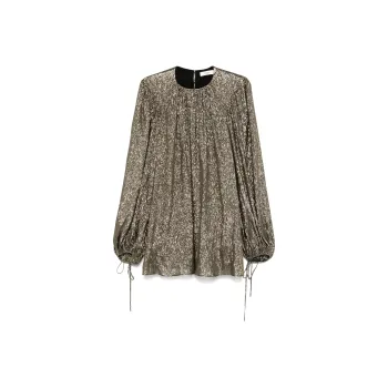 Chloé Gathered Mini Dress