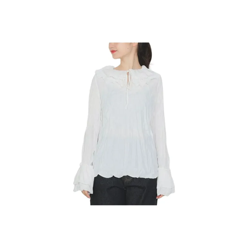 Beams Shirts Women's Ecru-0