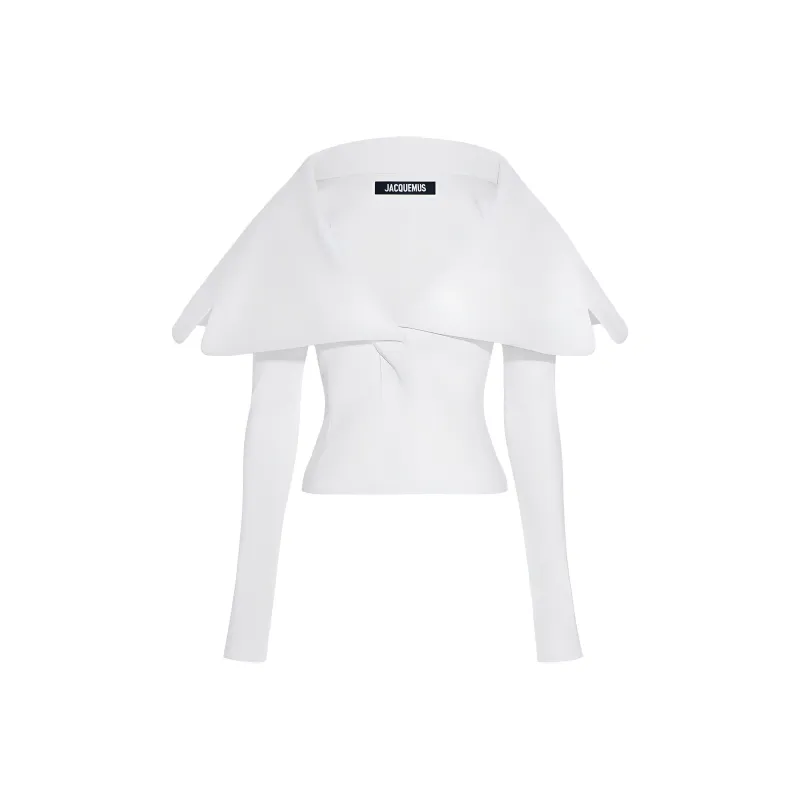 Jacquemus La Veste Giacca Draped Collar Jacket-0