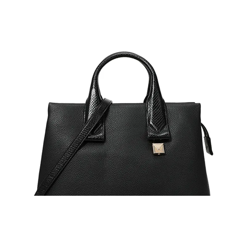MICHAEL KORS Rollins Leather Crossbody Bag, Shoulder Bag, Handbag Large Size Women's Black-4