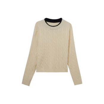 SUSANSAN Knitwear Women's Cream Apricot