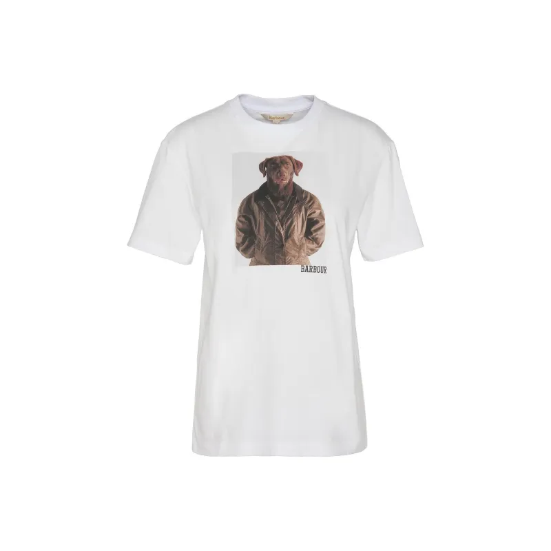 BARBOUR FW24 Regular T Shirt Women's White-0