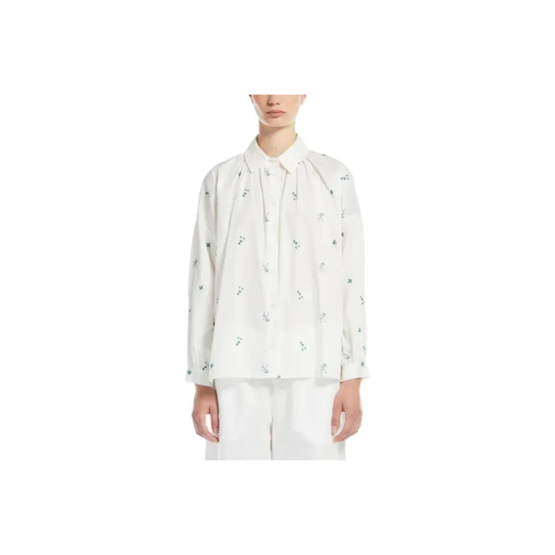 WEEKEND MaxMara Gilly Floral embroidered Shirt-0