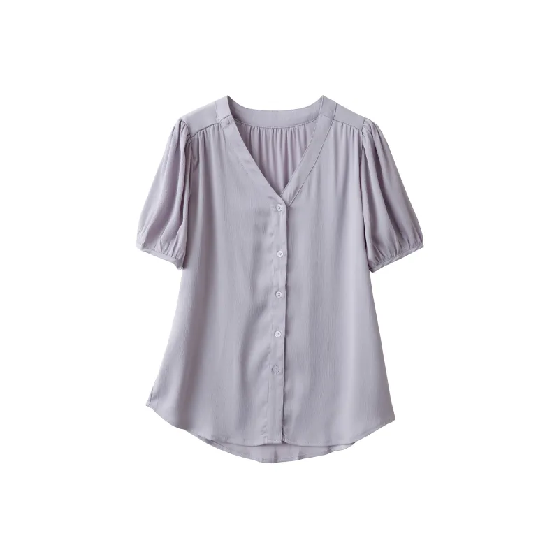 Huagaa Shirts Women's Purple-0