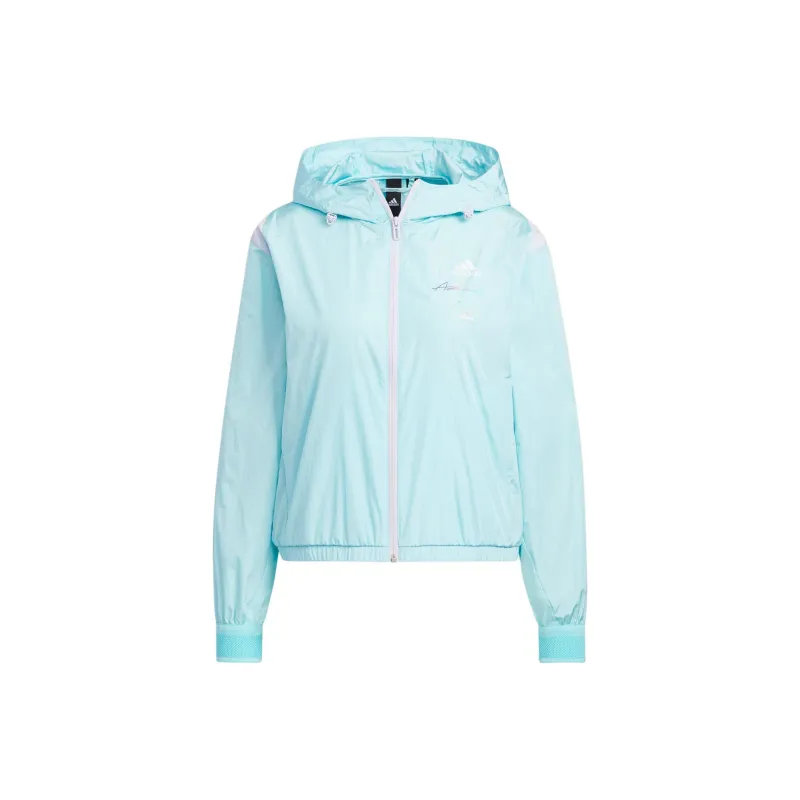 Adidas UST WINDBREAKER Jackets Coats Women's Sea Blue/White-0