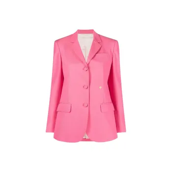 PALM ANGELS Miami Palm Tree Detailed Blazer