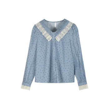 MISHOW Shirt Women's French Blue