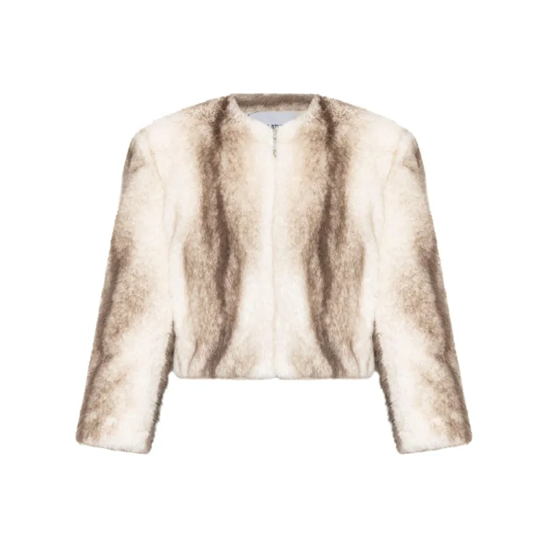 STAND STUDIO Karly Faux Fur Jacket-0