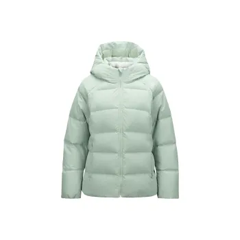 Skechers Basic Sports Series Down Jacket Women's Aqua Green Gray