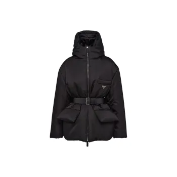 PRADA Re Nylon Hooded Down Jacket