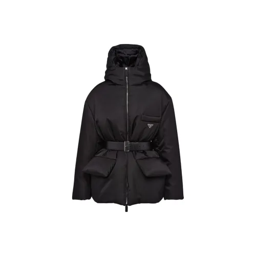 PRADA Re Nylon Hooded Down Jacket