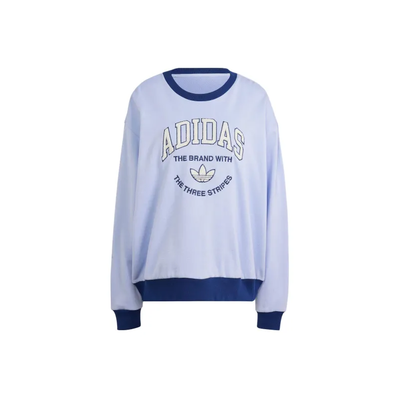 Adidas Originals Vrct Sweatshirt Women's Blue-0