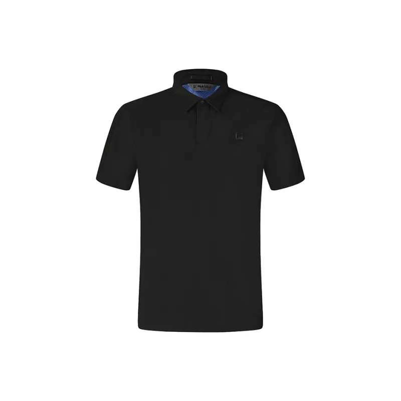 FILA Golf Series Polo Shirt Men's Pitch Black-0