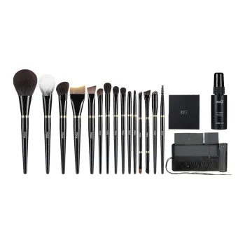 MSQ 15 Pcs Piano Master Professional Makeup Brush Tool Detail Soft Skin Friendly Fit To Contour