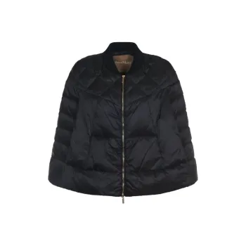 MaxMara Capesoft Logo Patch Zip Up Jacket