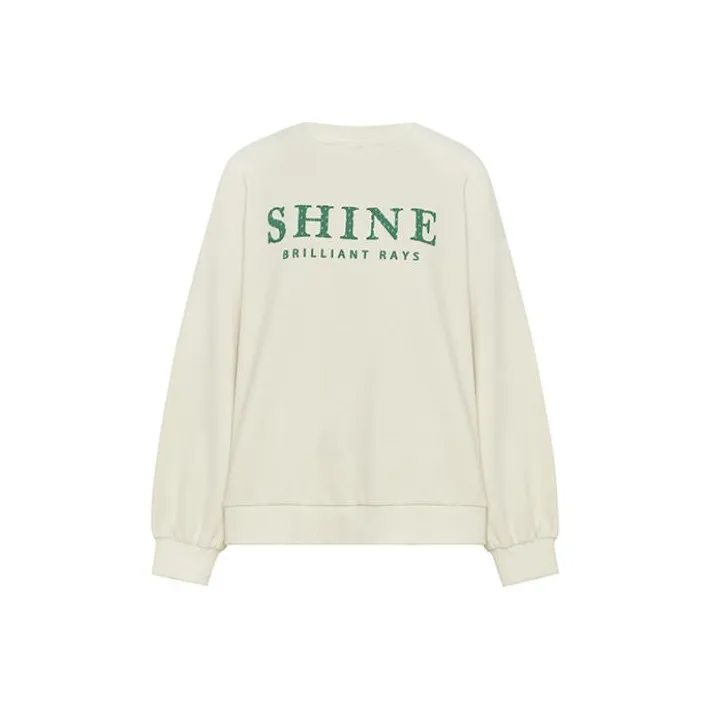 MEIYANG Sweatshirt Women's Gray White-0