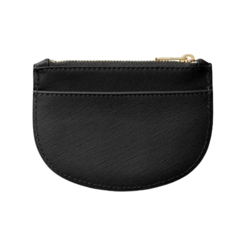 A.P.C Cow Leather Coin Purse Men's Black-1