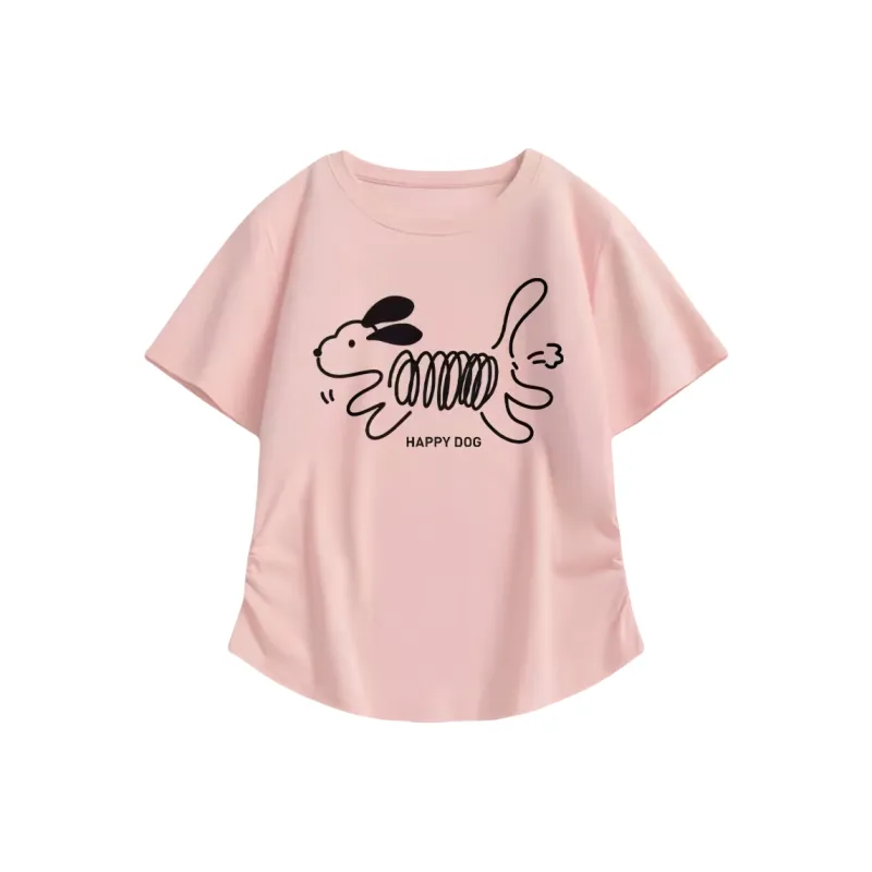 Cotton Gene Set in Sleeve T Shirt Women's-6