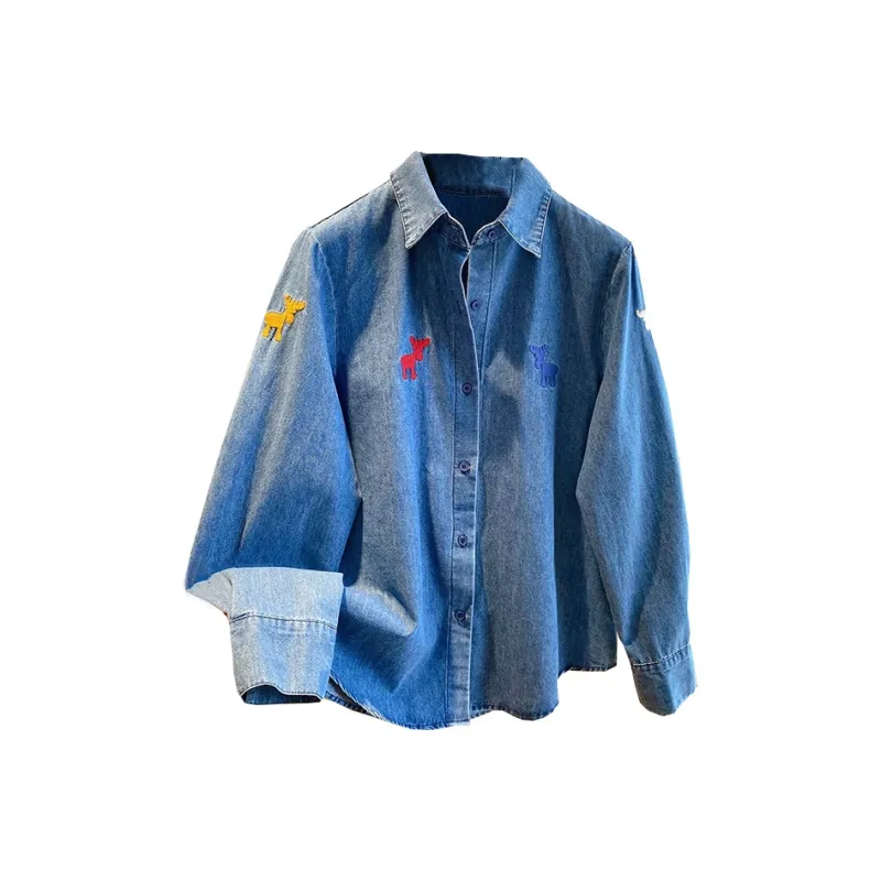 COVT Shirts Women's Denim Shirt-0