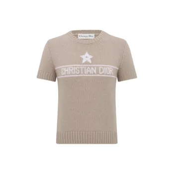 DIOR SS25 Cashmere Sweater Women's Khaki