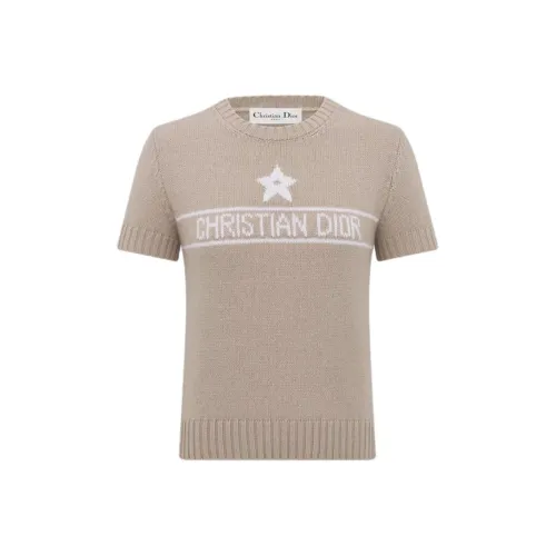 DIOR SS25 Cashmere sweater Nebraska Women's Khaki
