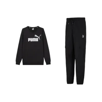 PUMA Essentials 2 Colour No. 1 Logo Crew Neck Fleece Sweater Men