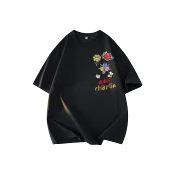 CHARLIE GOLF T Shirt Unisex Black
