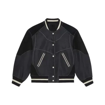 Givenchy Panelled Button Up Varsity Jacket