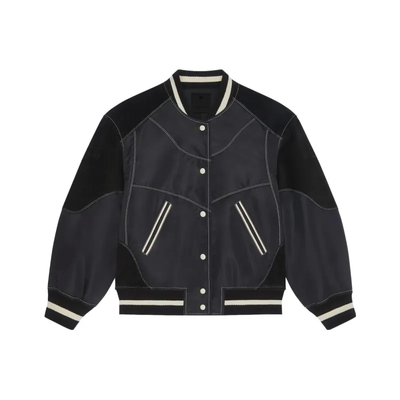 Givenchy Panelled Button Up Varsity Jacket-0