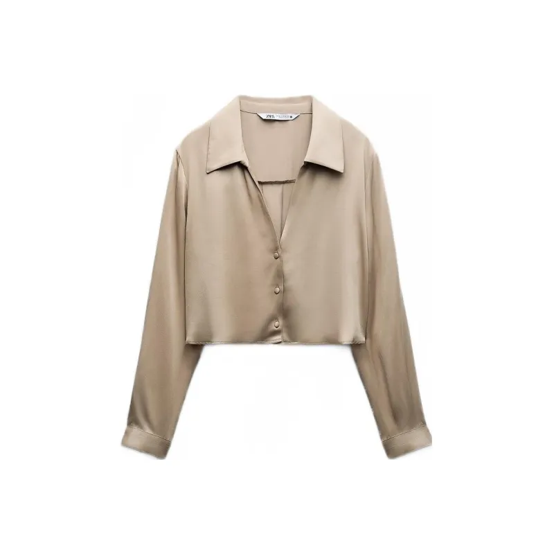 ZARA Shirts Women's Sand-0