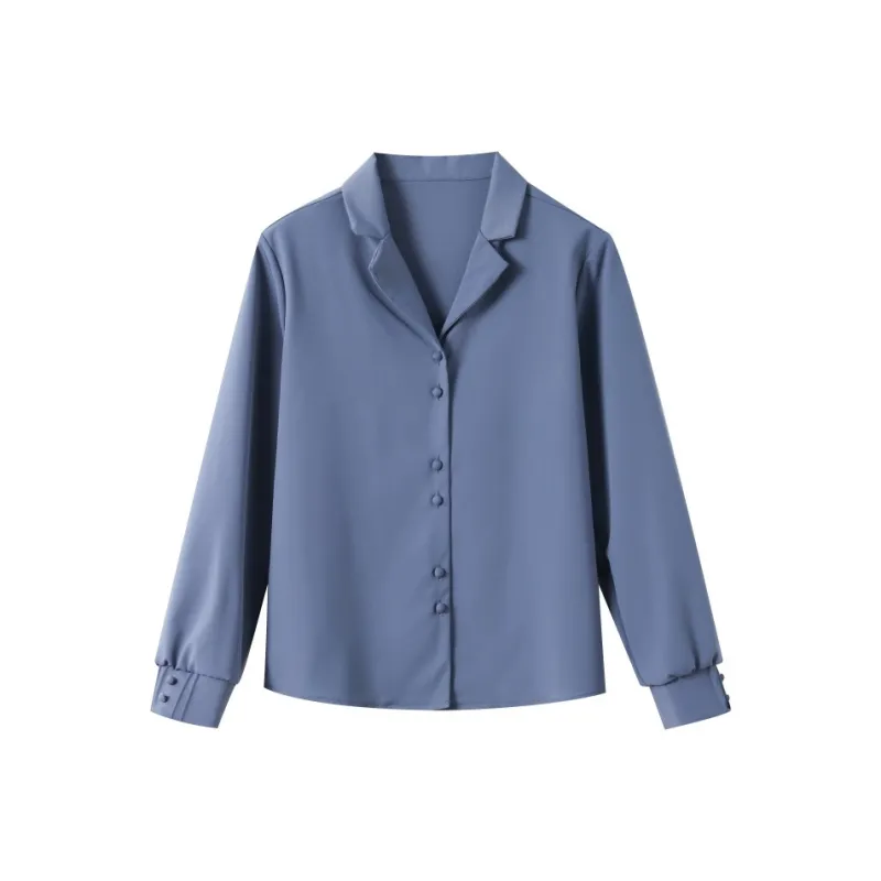 Huagaa Shirts Women's Blue-0