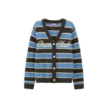 CHUU Knitwear Women's Blue Stripes Pattern