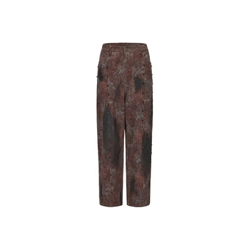 VANN VALRENCÉ Jeans Unisex Rusty Red-0