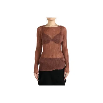 ISSEY MIYAKE Crinkled finish Top
