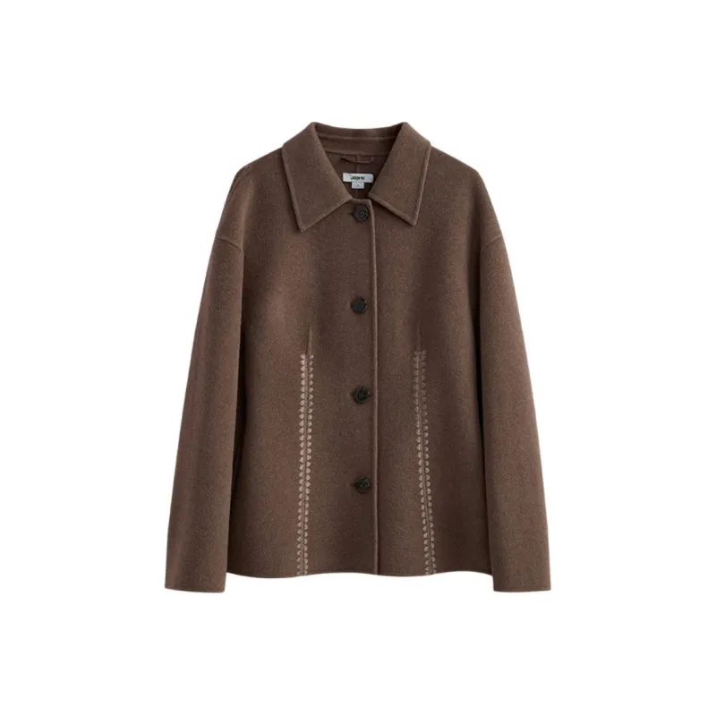 JASON WU Jackets Coats Women's Dark Khaki-0