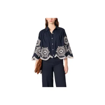 Maje Broderie Anglaise detail Shirt
